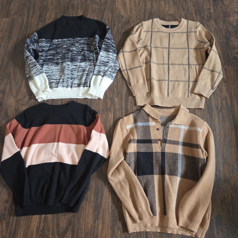 Boys Size Small Long Sleeve Sweater Clothes Lot